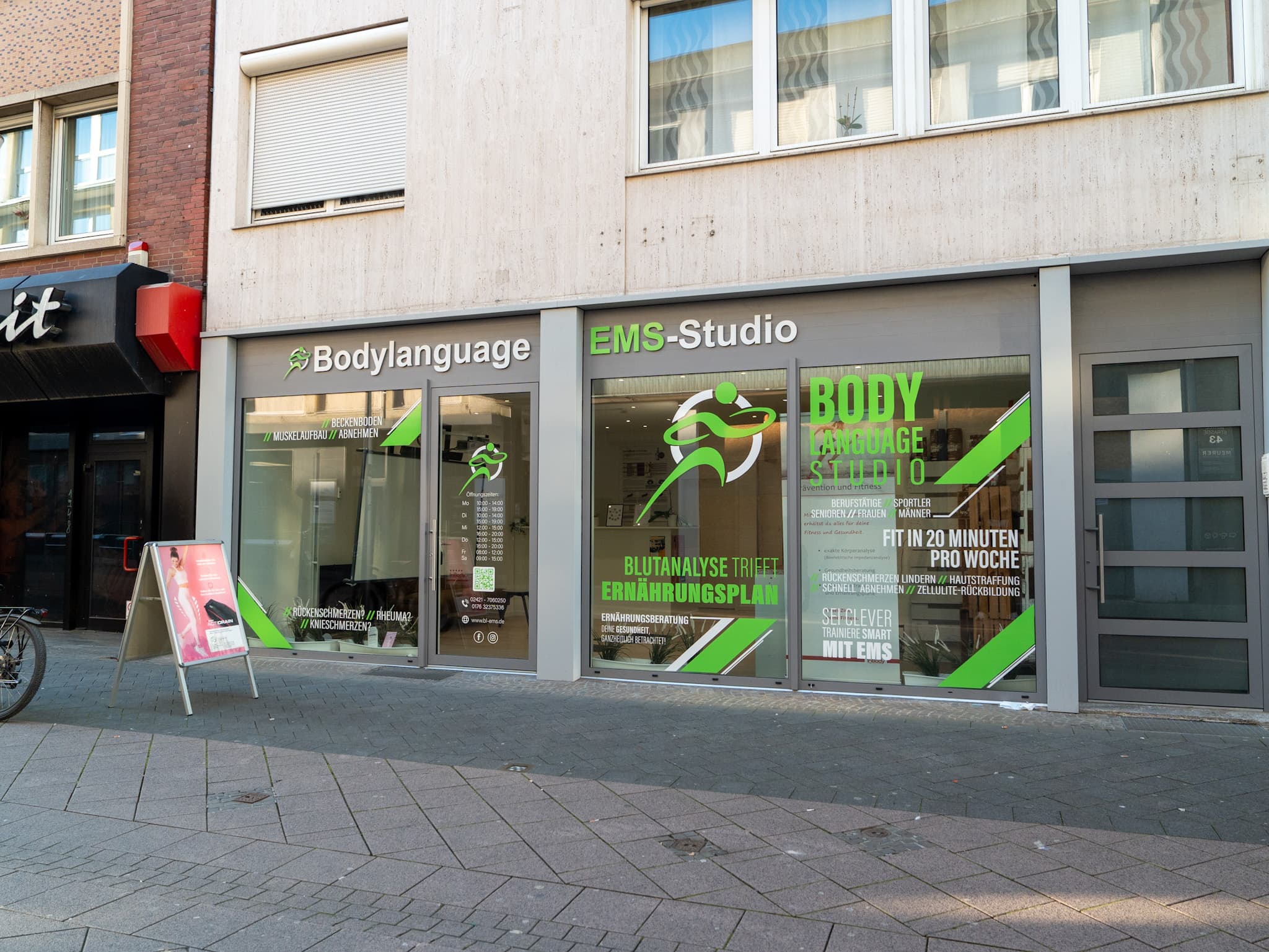 Body Language EMS Studio Außenansicht - Zehnthofstraße 42, Düren