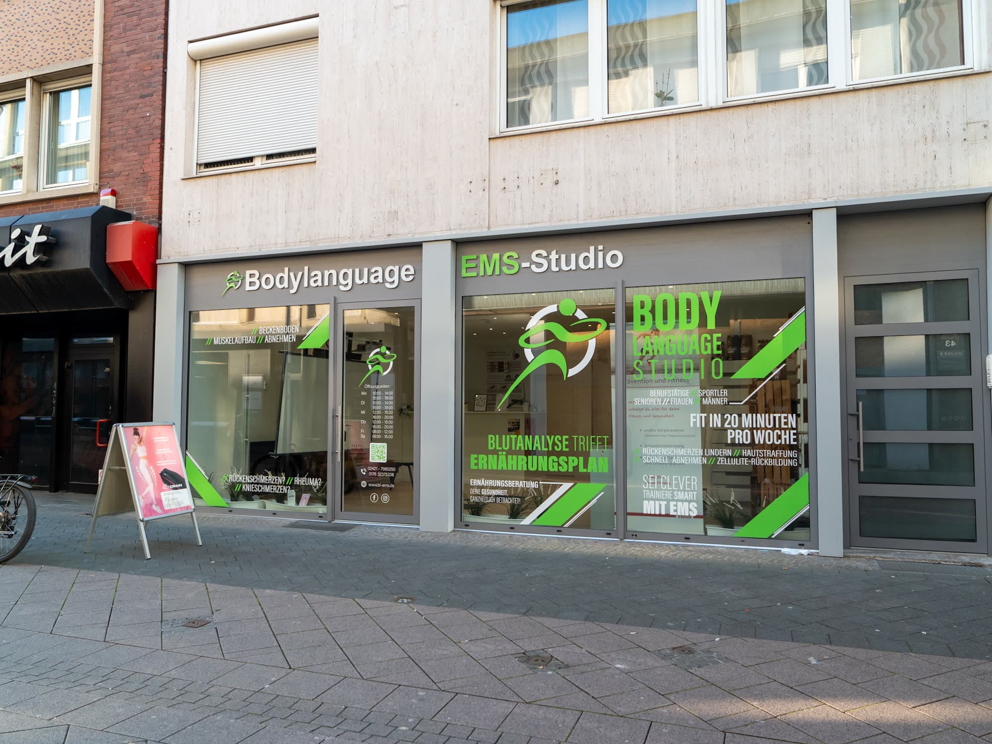 Body Language EMS Studio Außenansicht - Zehnthofstraße 42, Düren